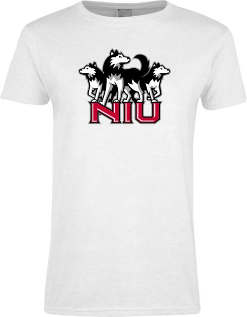 Northern Illinois Ladies T Shirt NIU w Huskies - ONLINE ONLY
