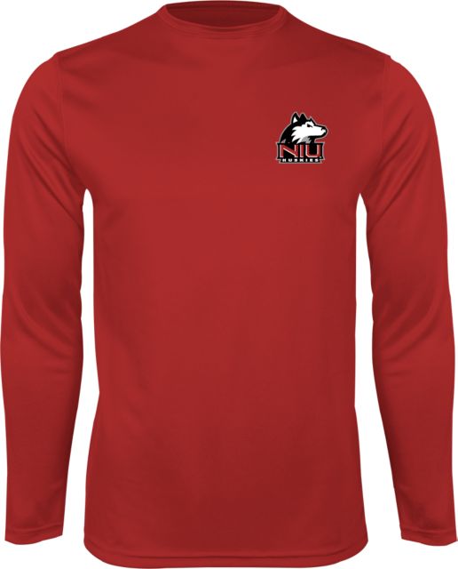 Northern Illinois Performance Longsleeve Shirt Primary Mark - ONLINE ONLY