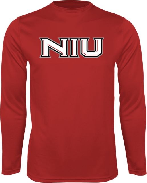 Northern Illinois Performance Longsleeve Shirt Primary Wordmark - ONLINE ONLY