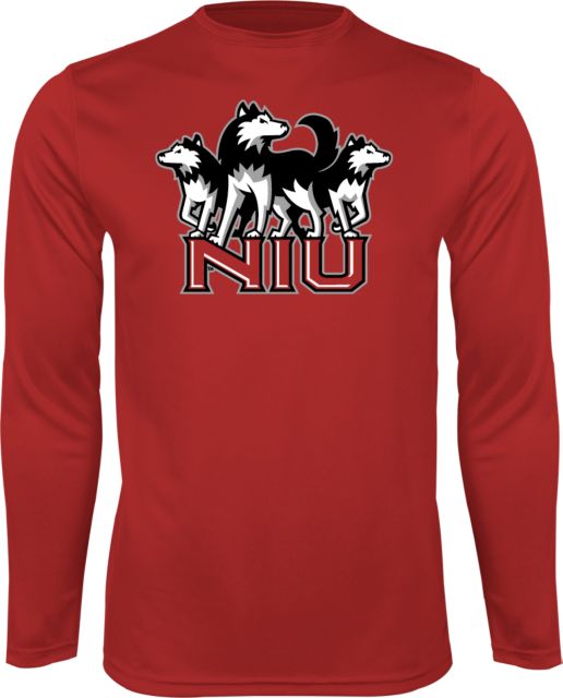 Northern Illinois Performance Longsleeve Shirt NIU w Huskies - ONLINE ONLY