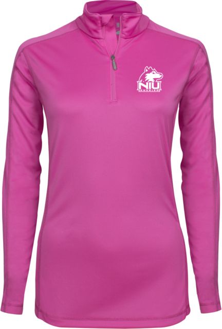 Northern Illinois Ladies Syntrel Interlock 1/4 Zip Primary Mark - ONLINE ONLY